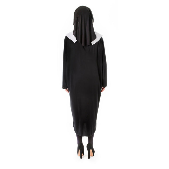 Black-White - Back - The Nun Womens-Ladies Costume