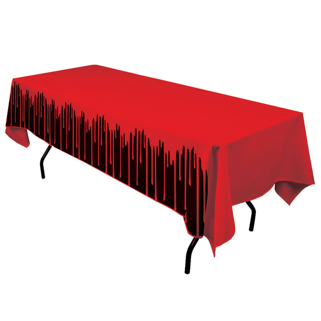 Red - Front - Bristol Novelty Bloody Table Cover