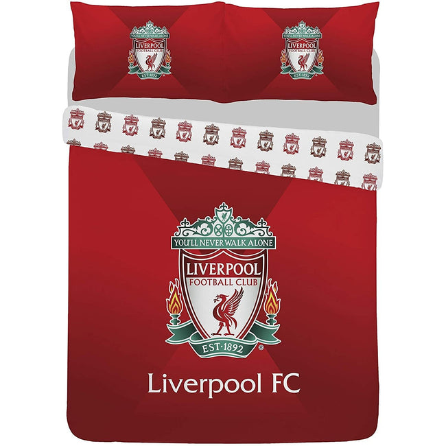Red - Front - Liverpool FC Gradient Duvet Set
