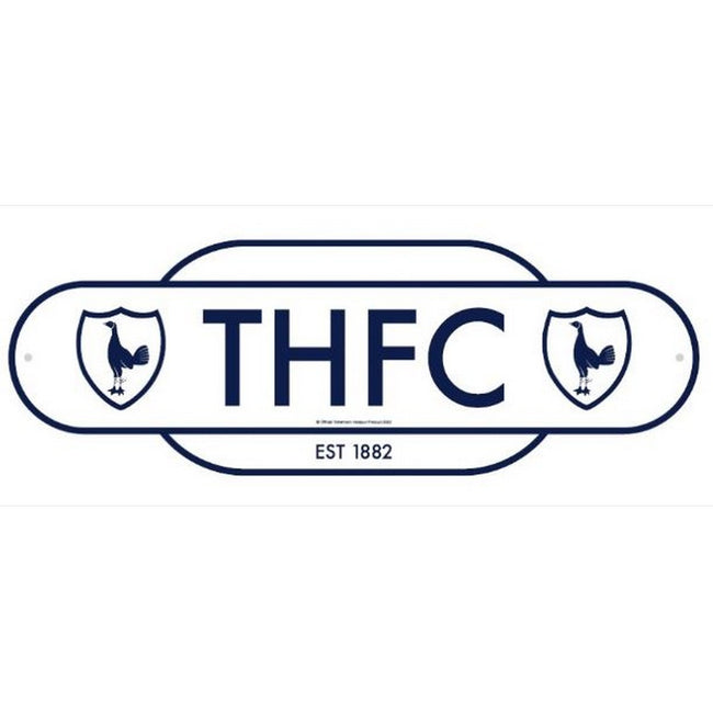 Cream-Navy - Front - Tottenham Hotspur FC Retro Years Plaque