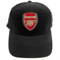 Black - Front - Arsenal FC Crest Baseball Cap