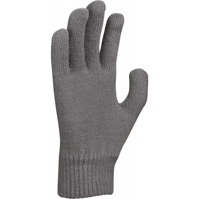 Gray - Back - Nike Mens 2.0 Knitted Swoosh Gloves