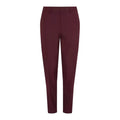 Burgundy - Front - Burton Mens Slim Suit Trousers