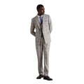 Gray - Lifestyle - Burton Mens Checked Slim Suit Trousers