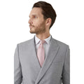 Gray - Lifestyle - Burton Mens Textured Slim Suit Jacket