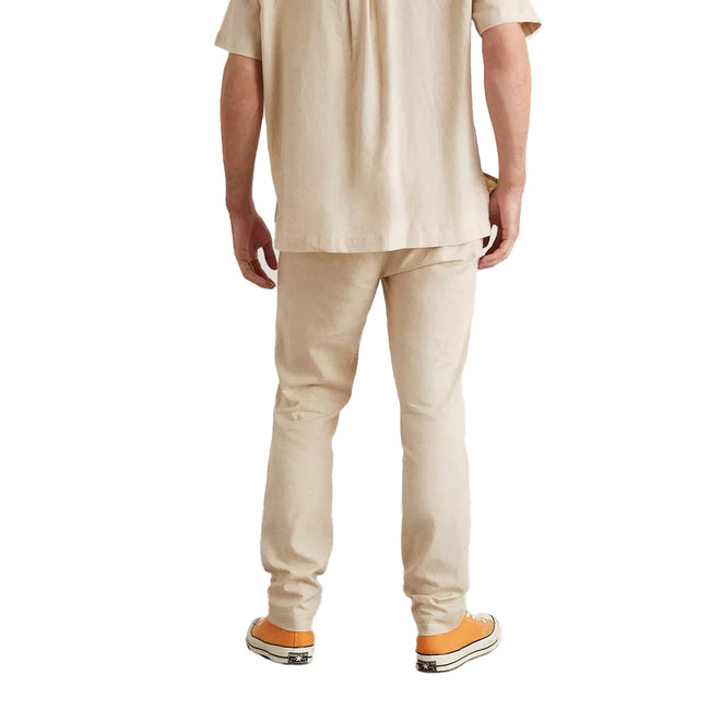 Light Sand - Back - Burton Mens Linen Pants