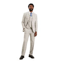 Gray - Pack Shot - Burton Mens Textured Check Tailored Vest