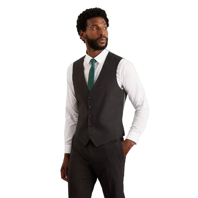 Charcoal - Side - Burton Mens Essential Slim Vest