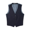 Navy - Front - Burton Mens Essential Slim Vest
