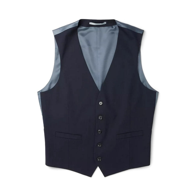 Navy - Front - Burton Mens Essential Slim Vest