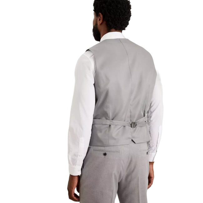 Light Grey - Back - Burton Mens Essential Tailored Vest