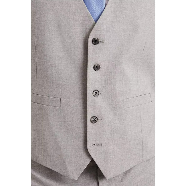 Light Grey - Side - Burton Mens Essential Tailored Vest