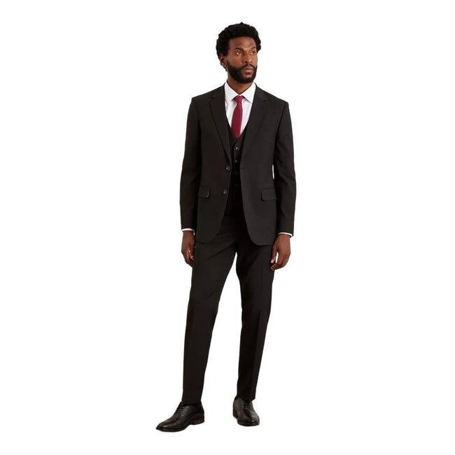 Black - Lifestyle - Burton Mens Essential Tailored Suit Jacket