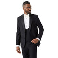 Black - Side - Burton Mens Slim Tuxedo Jacket