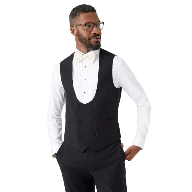 Black - Front - Burton Mens Slim Vest