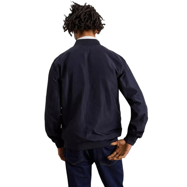 Navy - Back - Burton Mens Bomber Jacket