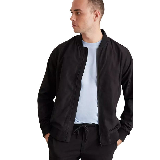 Black - Side - Burton Mens Bomber Jacket