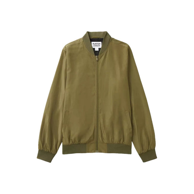 Khaki - Front - Burton Mens Bomber Jacket