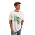 White - Lifestyle - Burton Mens Distorted Circle T-Shirt