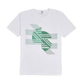White - Front - Burton Mens Distorted Circle T-Shirt