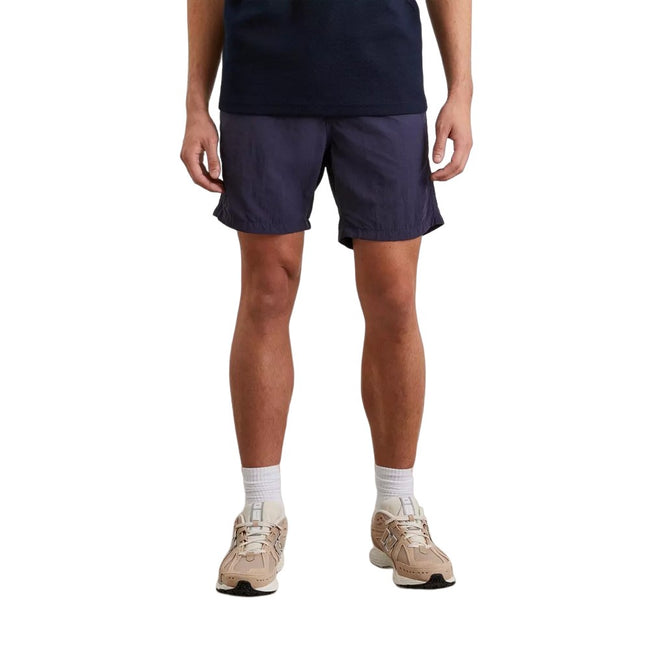 Navy - Lifestyle - Burton Mens Plain Crinkle Swim Shorts