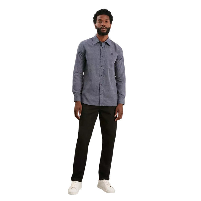 Navy - Lifestyle - Burton Mens Square Long-Sleeved Formal Shirt