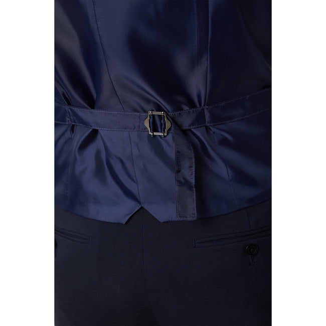 Navy - Pack Shot - Burton Mens Essential Tailored Vest