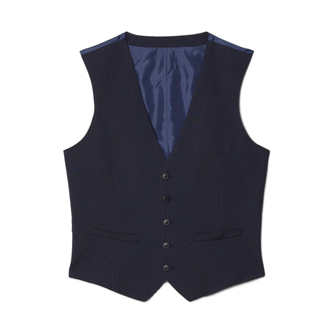 Navy - Front - Burton Mens Essential Tailored Vest