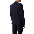 Navy - Back - Burton Mens Essential Tailored Suit Jacket