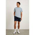 Navy - Front - Burton Mens Jersey Embroidered Shorts