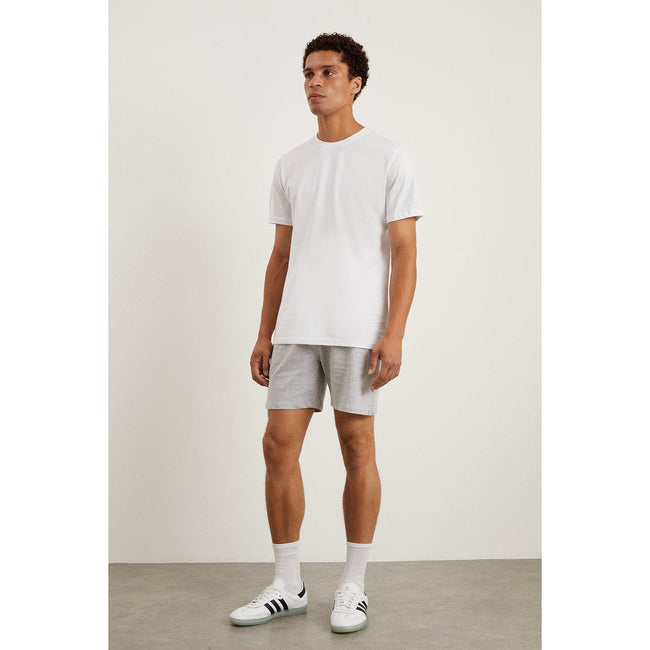 Grey Marl - Front - Burton Mens Jersey Embroidered Shorts