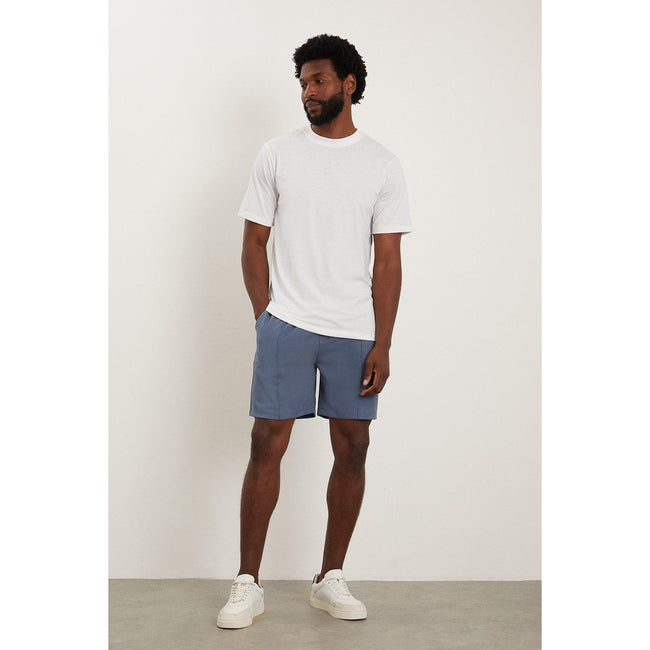 Mid Blue - Front - Burton Mens Jersey Pintuck Shorts