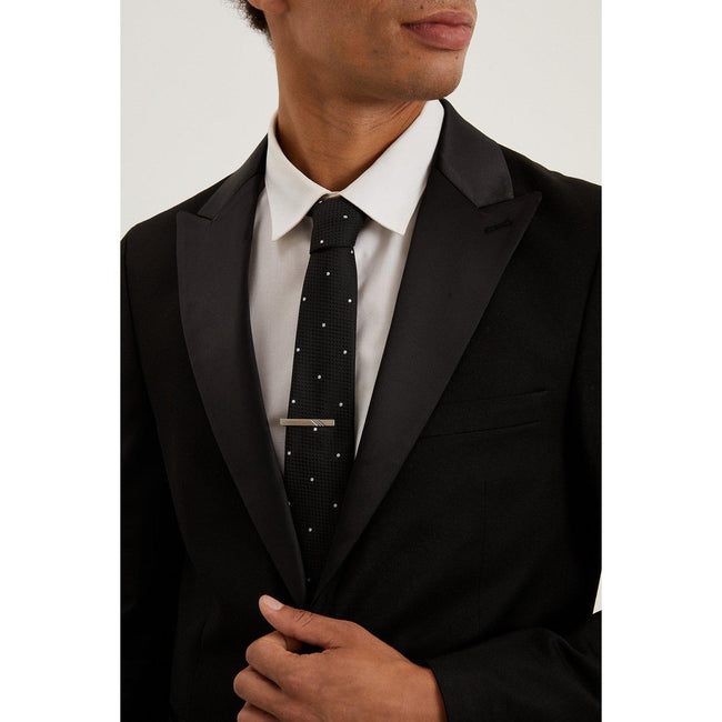 Black - Front - Burton Mens Spotted Tie Set