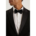 Black - Front - Burton Mens Woven Bow Tie