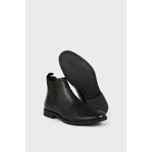 Black - Lifestyle - Burton Mens Leather Chelsea Boots