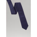 Navy - Side - Burton Mens Plain Tie