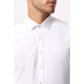White - Side - Burton Mens Performance Slim Formal Shirt