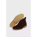 Brown - Side - Burton Mens Suede Desert Boots