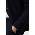Navy - Side - Burton Mens Essential Single-Breasted Tailored Suit Jacket