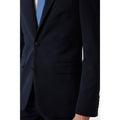 Navy - Pack Shot - Burton Mens Essential Single-Breasted Tailored Suit Jacket