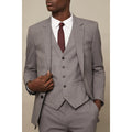 Light Grey - Lifestyle - Burton Mens Essential Single-Breasted Tailored Suit Jacket