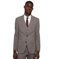 Light Grey - Front - Burton Mens Essential Single-Breasted Tailored Suit Jacket