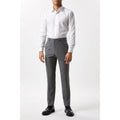 Light Grey - Pack Shot - Burton Mens Essential Slim Suit Trousers