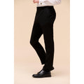 Black - Side - Burton Mens Essential Slim Suit Trousers