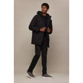 Black - Lifestyle - Burton Mens Wadded Hooded Regular Parka