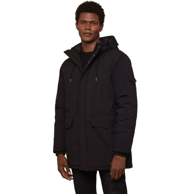 Black - Front - Burton Mens Wadded Hooded Regular Parka