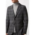 Gray - Pack Shot - Burton Mens Overcheck Slim Suit Jacket