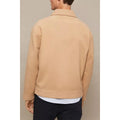 Camel - Back - Burton Mens Collared Jacket