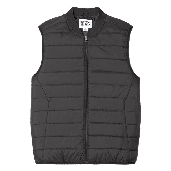 Black - Front - Burton Mens Quilted Vest