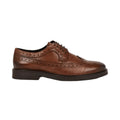 Brown - Front - Burton Mens Leather Brogues